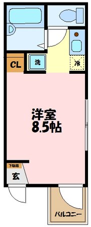 アコルデサンセイ宿河原の物件間取画像